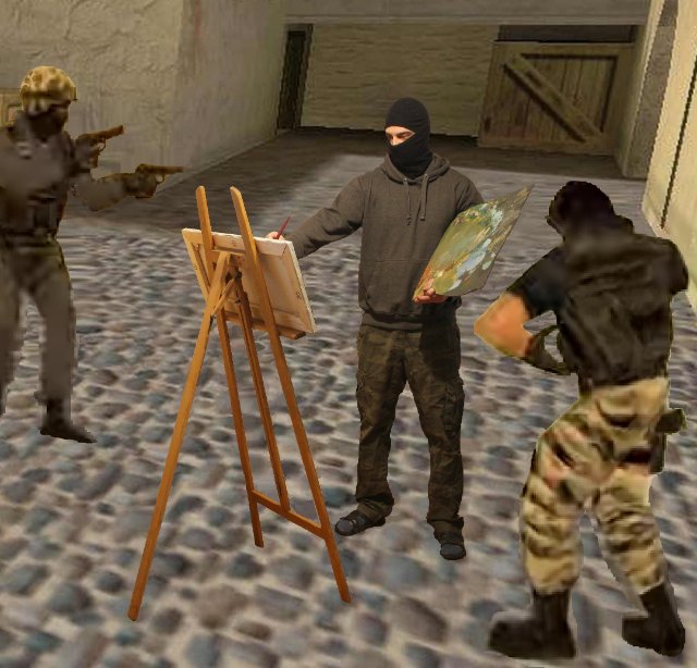 Vojtěchovo nízko-polygonové alter ego. | Foto: Archiv Vojtěcha Luksche