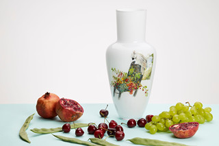 František Jungvirt - Váza s papouškem