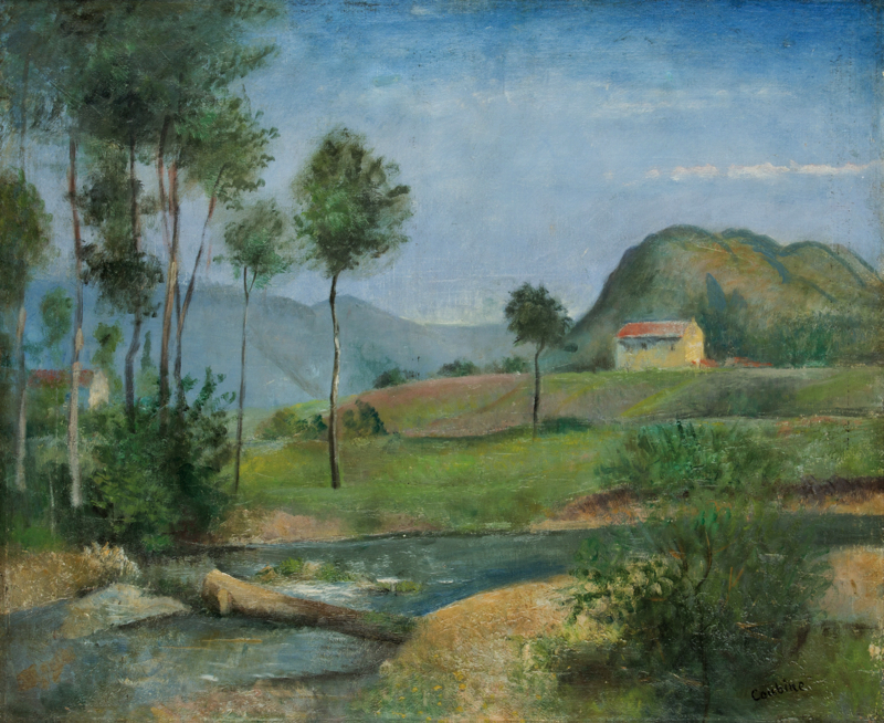Kubín Otakar - Paysage á Beaulieu / Krajina v Beaulieu