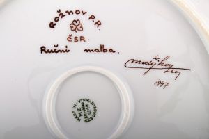 Leo Matějka (1907-1975) - porcelánový talíř