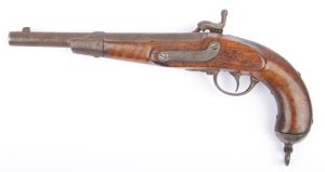 Rakouská pistole vojenská  vz. 1862 Lorenz s perkusním zámkem