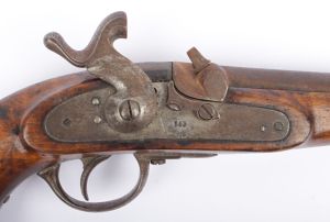 Rakouská pistole vojenská  vz. 1862 Lorenz s perkusním zámkem