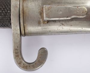 Rakouský šavlový bodák Werndl vz. 1870 zkrácená varianta