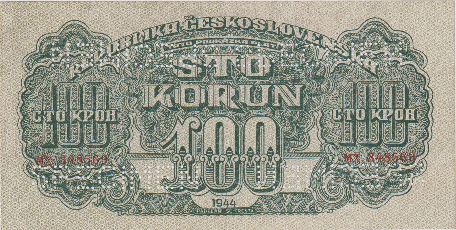 Republika Československá, 19441945 5. eAukce Livebid.cz