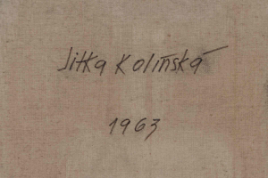 Jitka Kolínská (1930 - 1992) VELKÝ FORMÁT