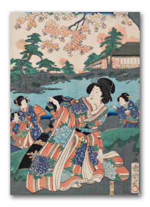 Toyohara Kunichika 豊原 国周 | Čtyři grafické listy
