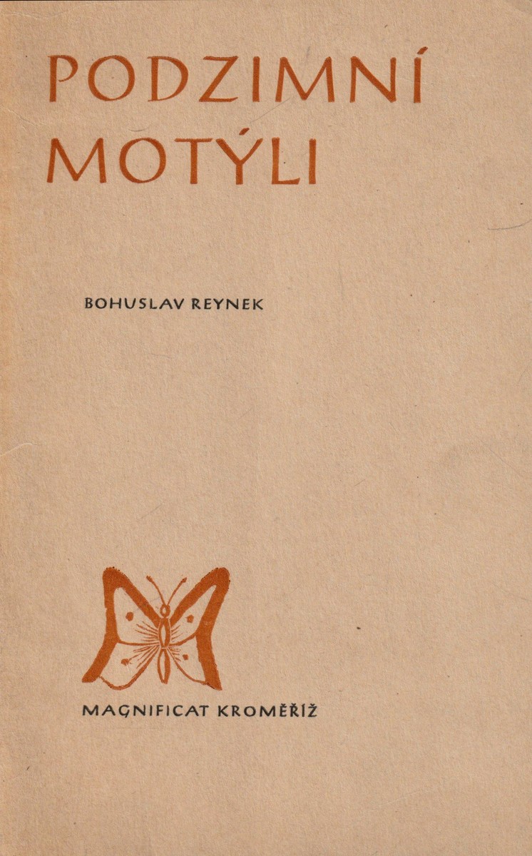 Reynek, Bohuslav. Podzimní motýli (podpis)