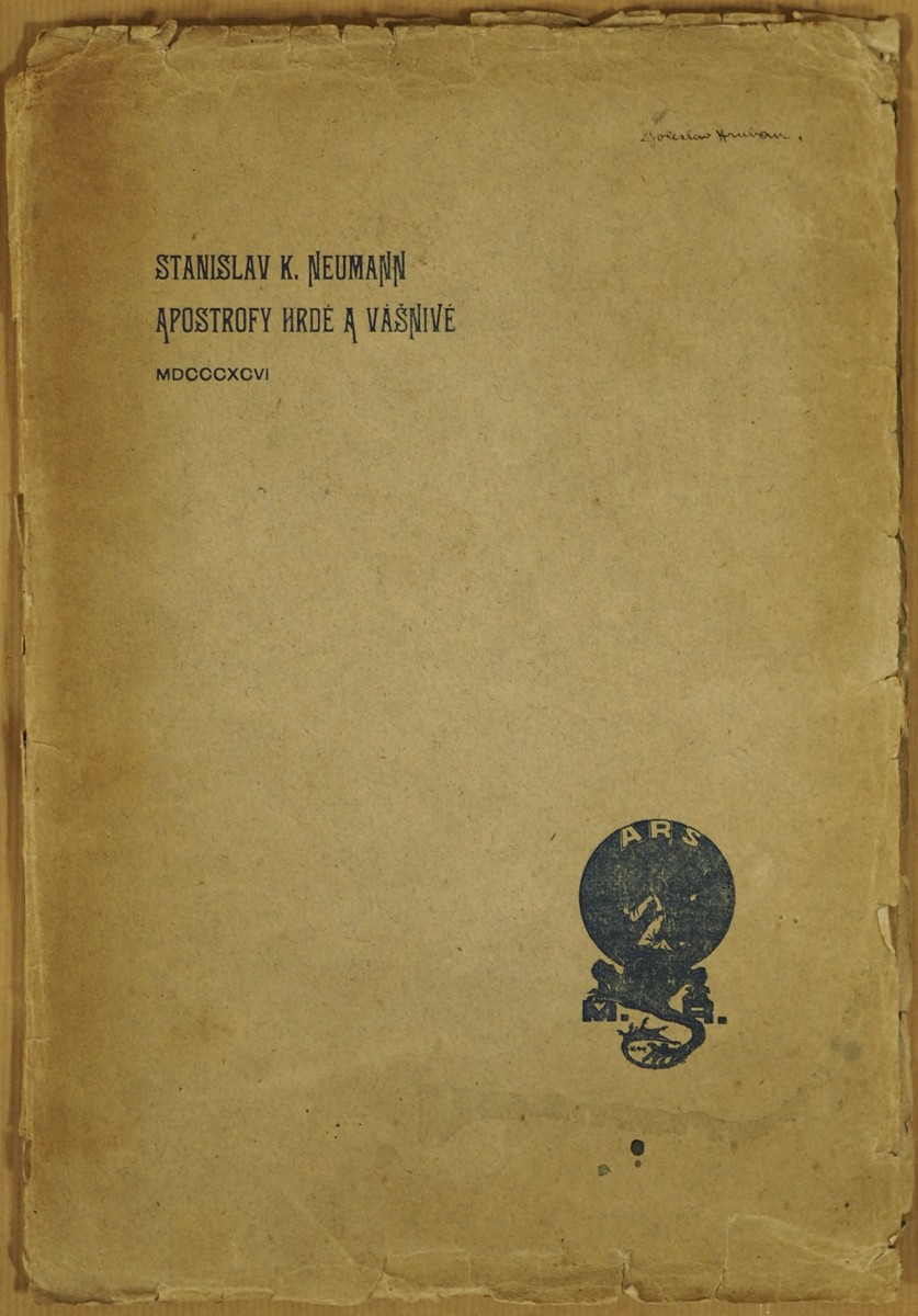 Neumann, Stanislav Kostka. Apostrofy hrdé a vášnivé (podpis)