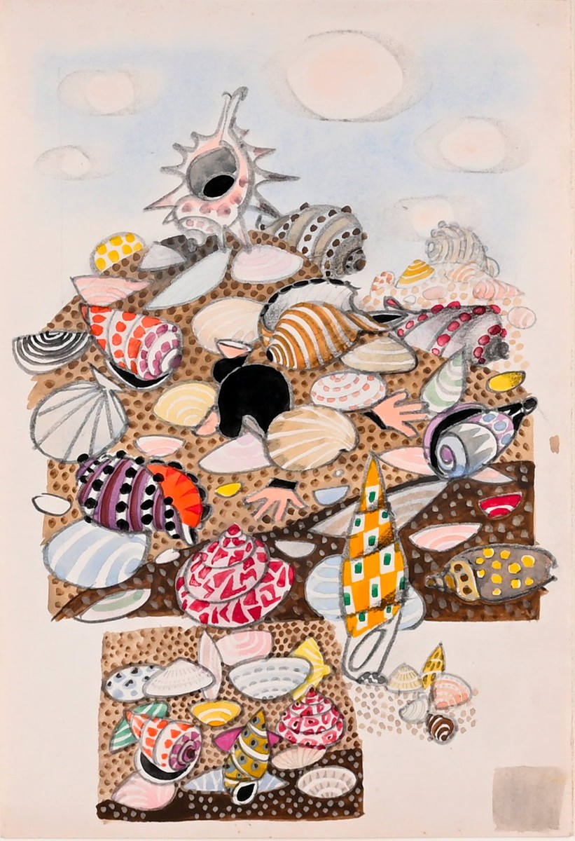 ZDENĚK MILER 1921 - 2011 - KRTEK NA PLÁŽI