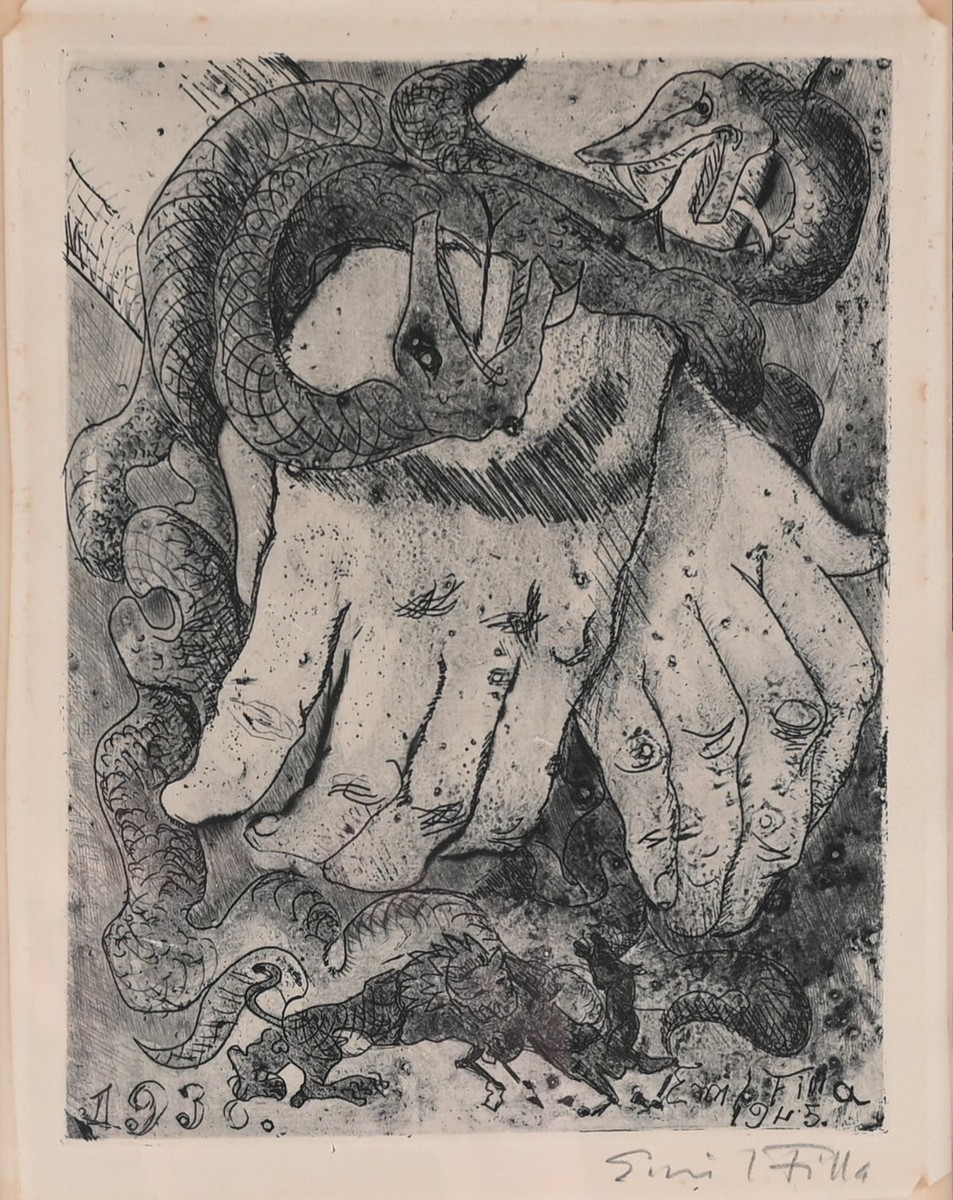 EMIL FILLA 1882 - 1953 - DESET RAN EGYPTSKÝCH