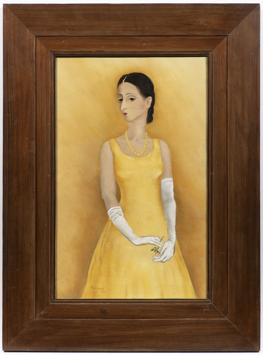 MILADA MAREŠOVÁ 1901 - 1987 - DÁMA VE ŽLUTÉM