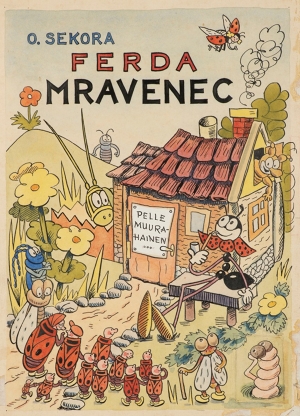 ONDŘEJ SEKORA 1899 - 1967 - FERDA MRAVENEC - OBÁLKA KNIHY