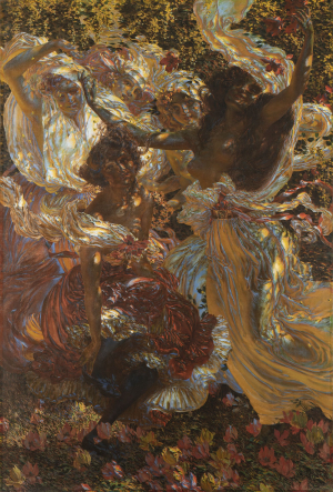 KAREL VÍTĚZSLAV MAŠEK 1865 - 1927 - HRA SLUNEČNÍCH SKVRN
