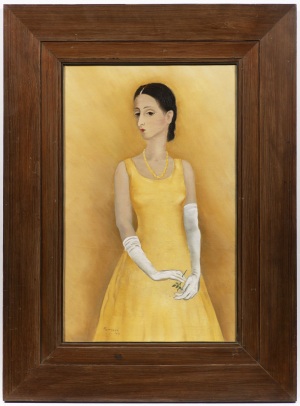 MILADA MAREŠOVÁ 1901 - 1987 - DÁMA VE ŽLUTÉM