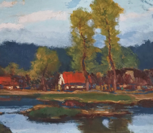 Karel Langer (1878 - 1947) – Na Litavce