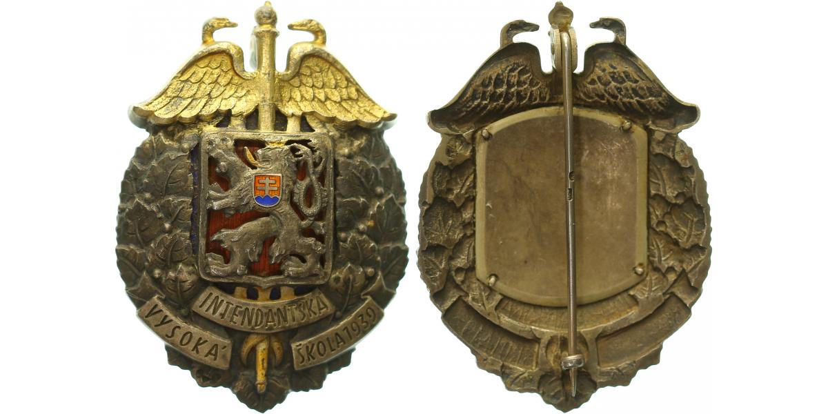 Československo - odznaky vojenských škol