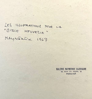 ALEX MLYNARČÍK (1934): Les Illustrations pour La „Bible Nouvelle“