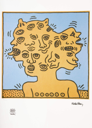 KEITH HARING (1958-1990): Untitled
