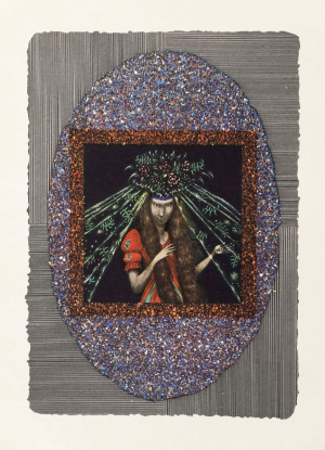 ALBÍN BRUNOVSKÝ (1935-1997): Ilustrácia k detskej knihe „Tri princezné v belasej skale“