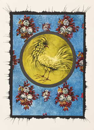 ALBÍN BRUNOVSKÝ (1935-1997): Ilustrácia k detskej knihe „Tri princezné v belasej skale“