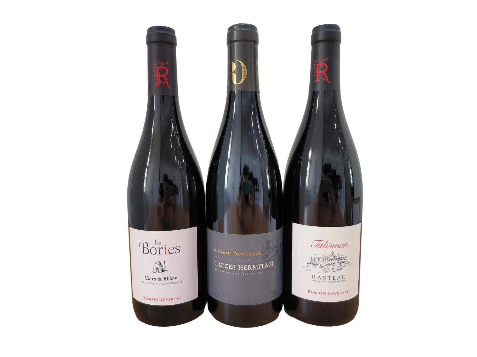 Romain Duvernay - Cotes Du Rhone Les Bories 2019, Rasteau Prestige Talisman 2018, Crozes Hermitage 2018