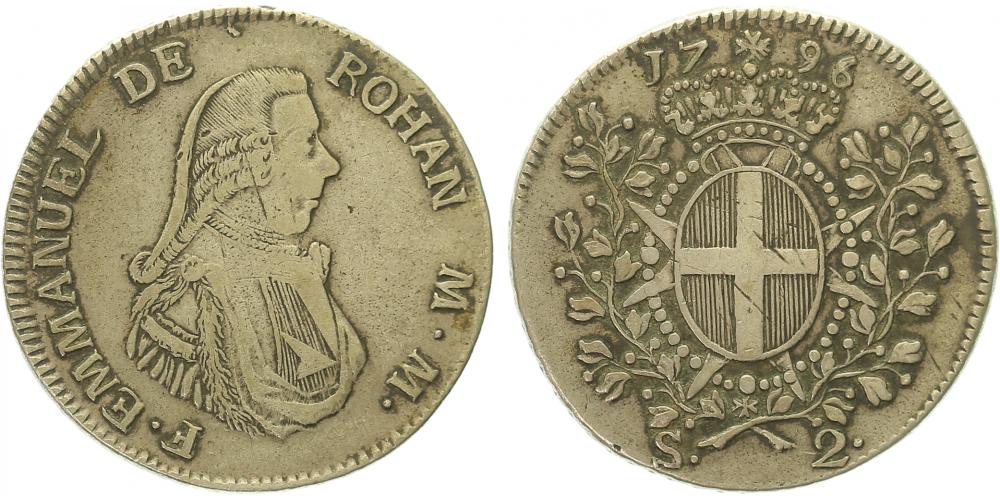 Malta - Řád Johanitů, Emmanuel de Rohan, 1775 - 1797