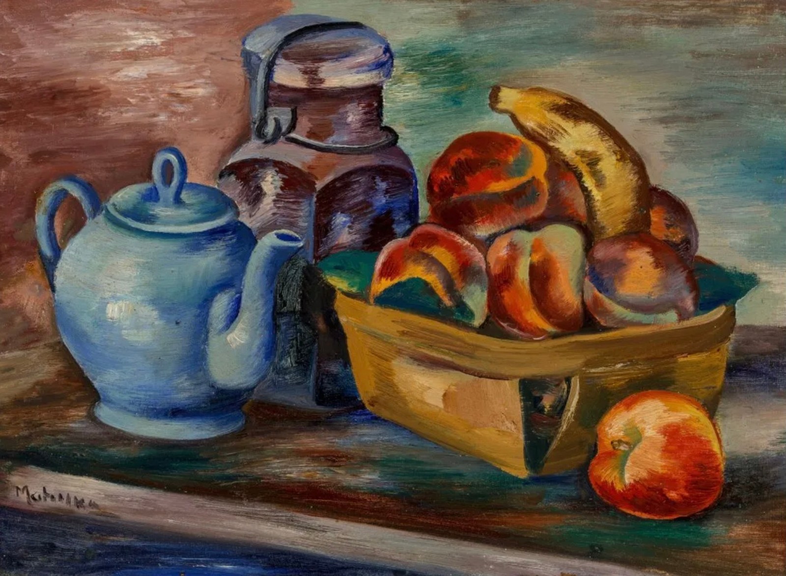 Jan Matulka (1890-1972) - Zátiší s ovocem