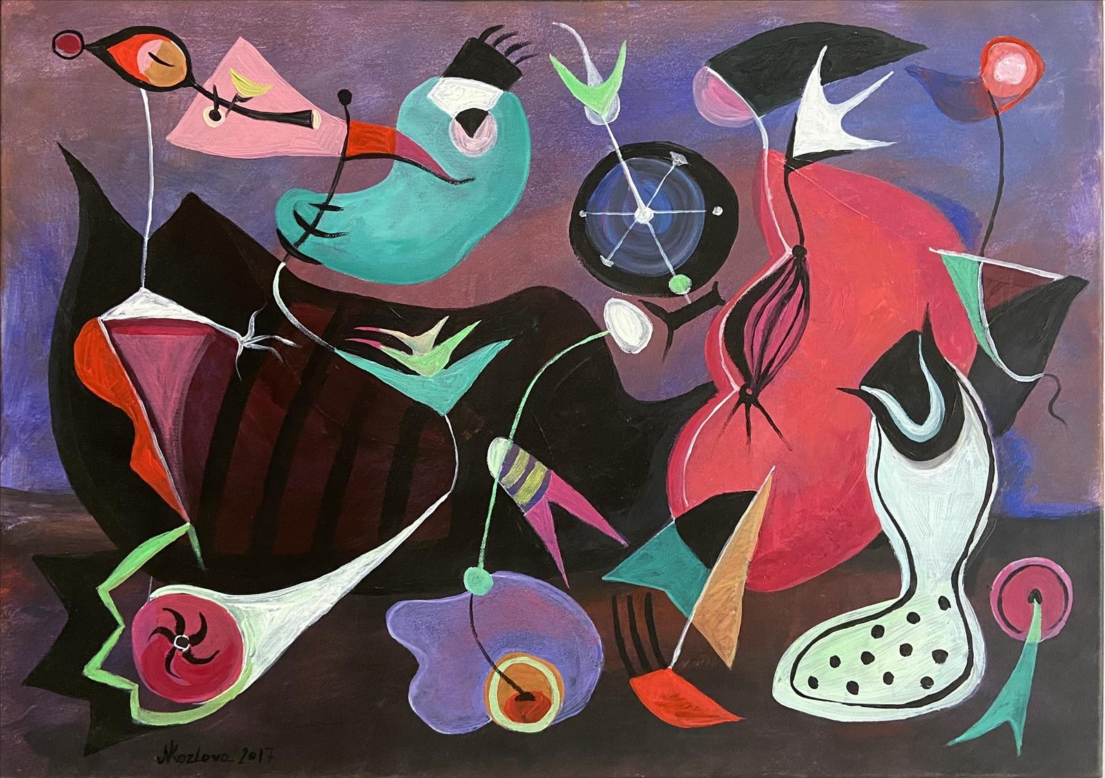 Natalie Kozlova (1962) - Abstraktní kompozice III.