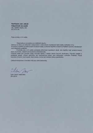 Jan Jakub Hartman - Krajina s pocestnými 