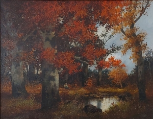 Adolf Kaufmann - Odpočinek v lese