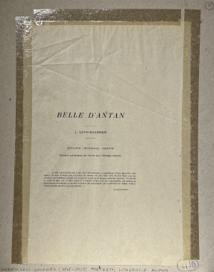 Lucien Lévy-Dhurmer | Belle d’antan
