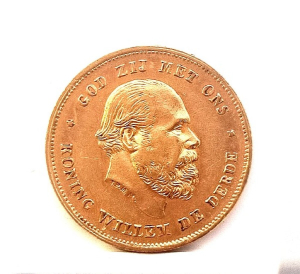 Zlatá mince 10 gulden, 1875
13425