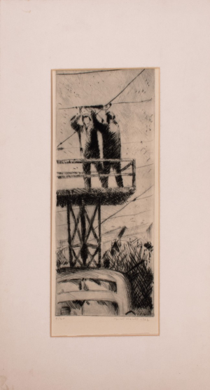 Jiří Vláčil - Opraváři trolejí 1962