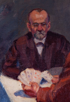 Lasák Oldřich 1884-1968 - Hráči karet