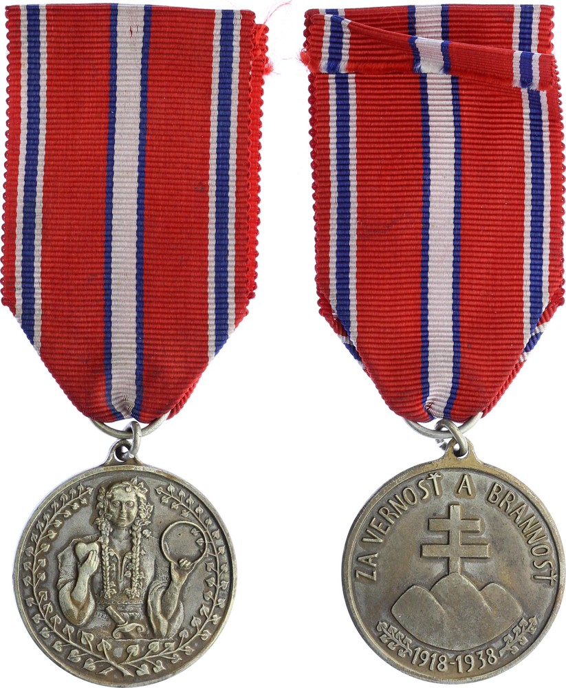 Czechoslovakia Medal for Faith and Military Ability 1918-1938