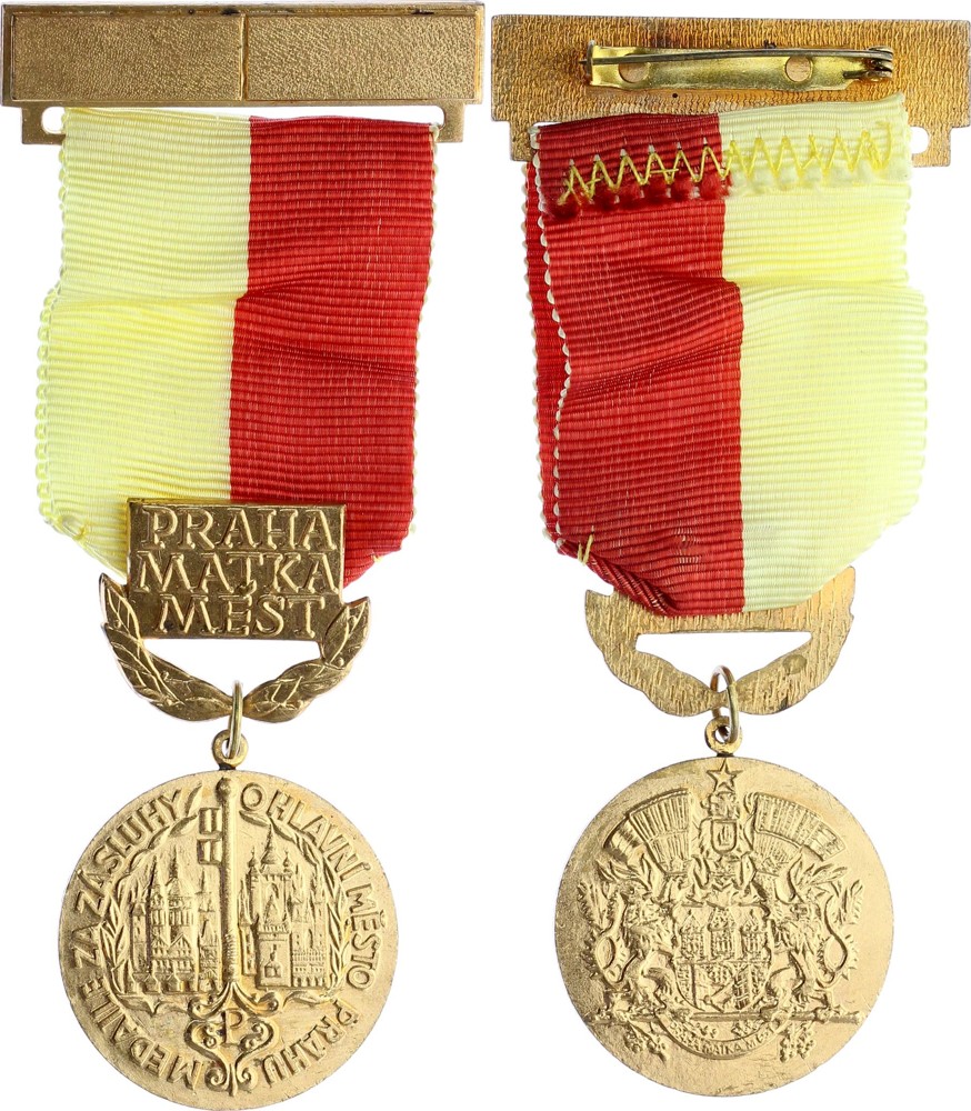 Czechoslovakia Medal of Merit for the Capital City of Prague