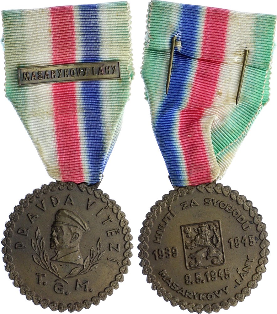 Czechoslovakia Medal of Resistance Group "Masarykovy Lany" 1939-1945