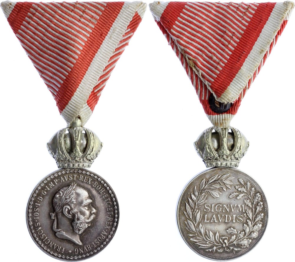 Austria - Hungary Silver Military Merit Medal SIGNUM LAUDIS