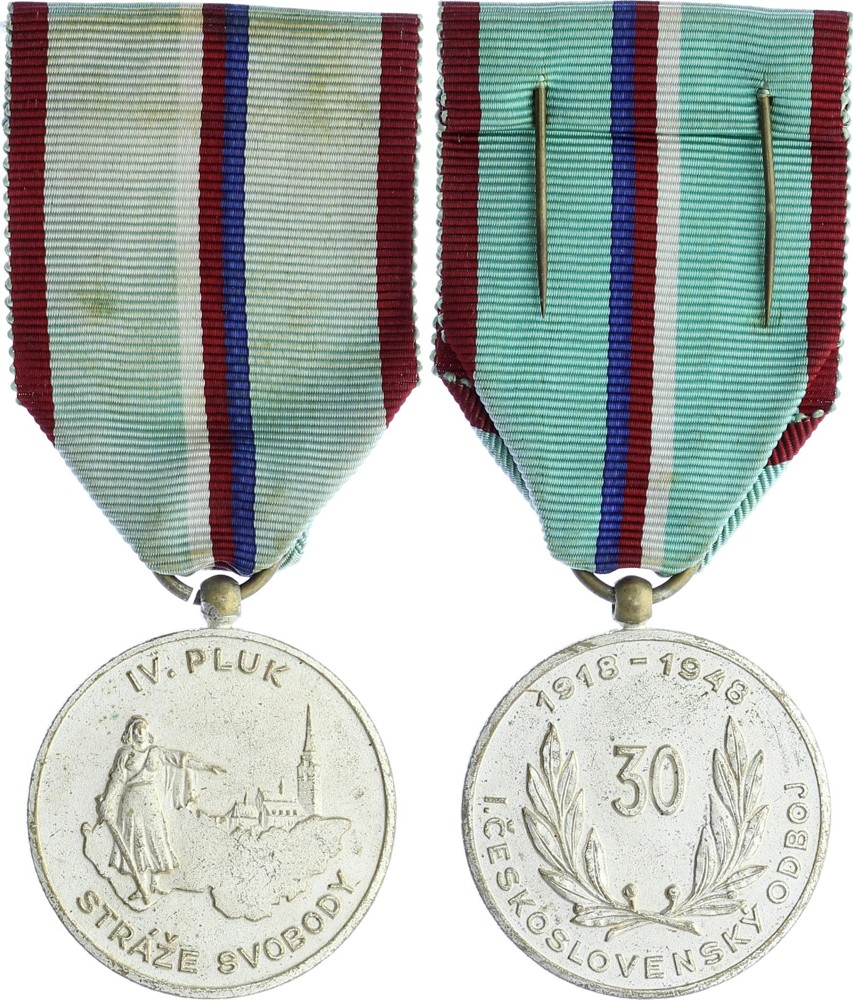 Czechoslovakia Medal for 30 Years of Resistance 1918-1948