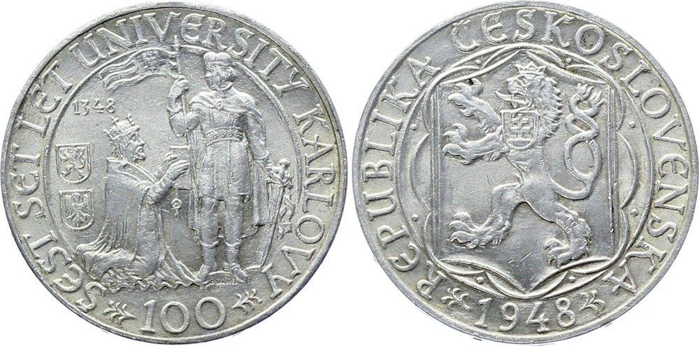 Czechoslovakia 100 Korun 1948