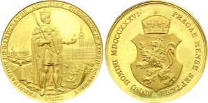 Austro-Hungary Medal - Ferdinand V Coronation in Prague RRRR