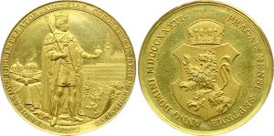 Austro-Hungary Medal - Ferdinand V Coronation in Prague RRRR