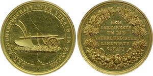 German States Bavaria Agricultural Medal 5 Dukat