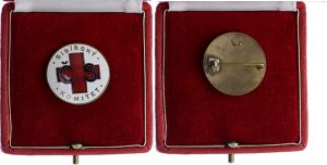 Czechoslovakia Red Cross Siberian Commitee Badge RRRR