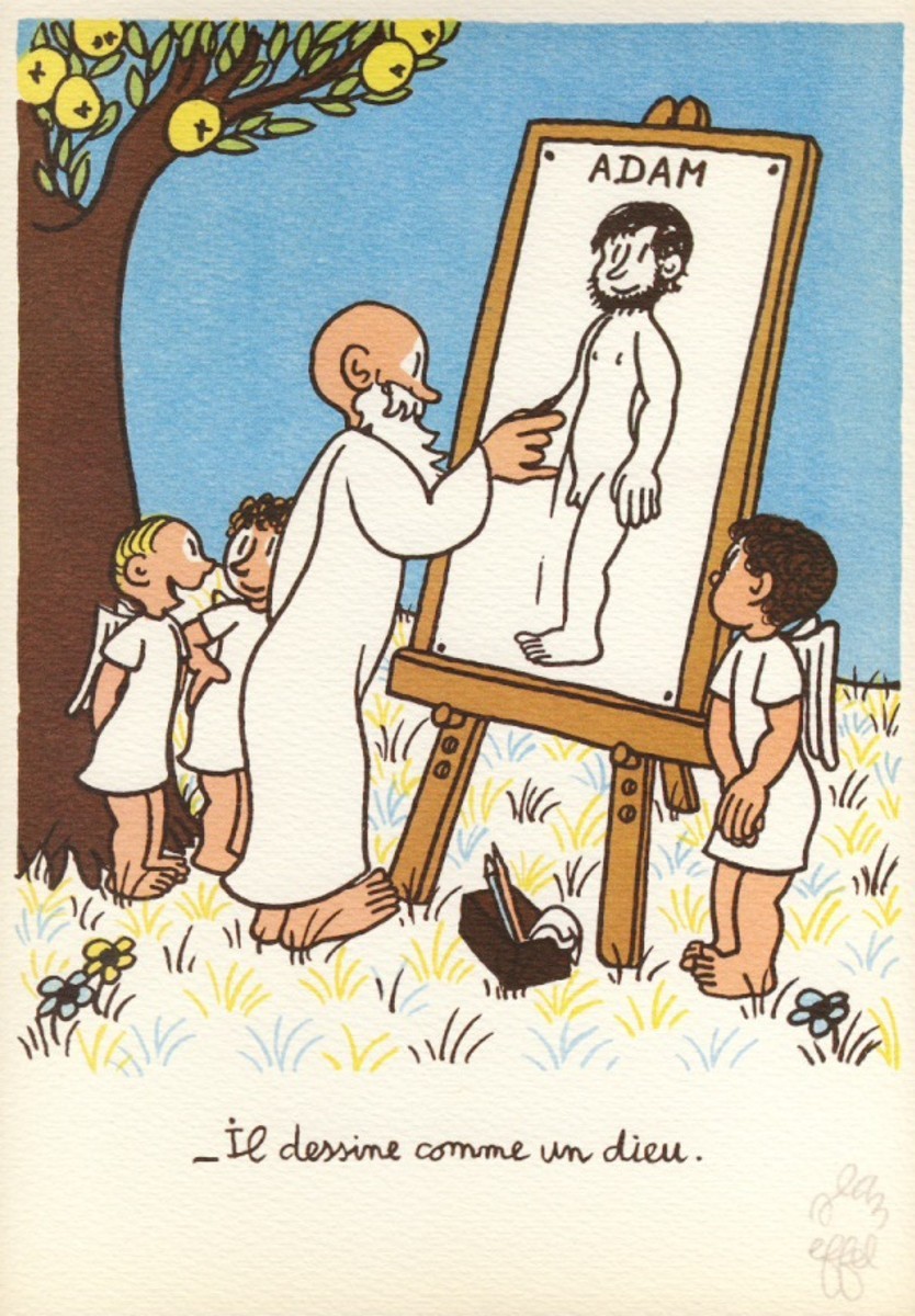 Effel, Jean - Kreslí jako Bůh - Stvoření člověka 1 (1952)