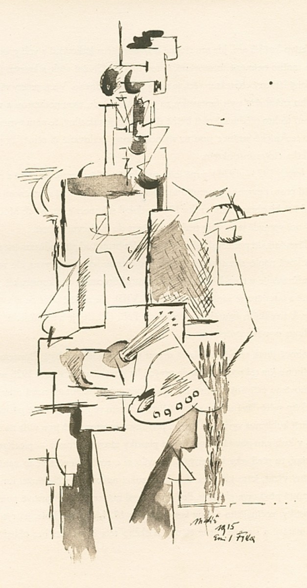 Filla, Emil - Kubistický malíř (1915)