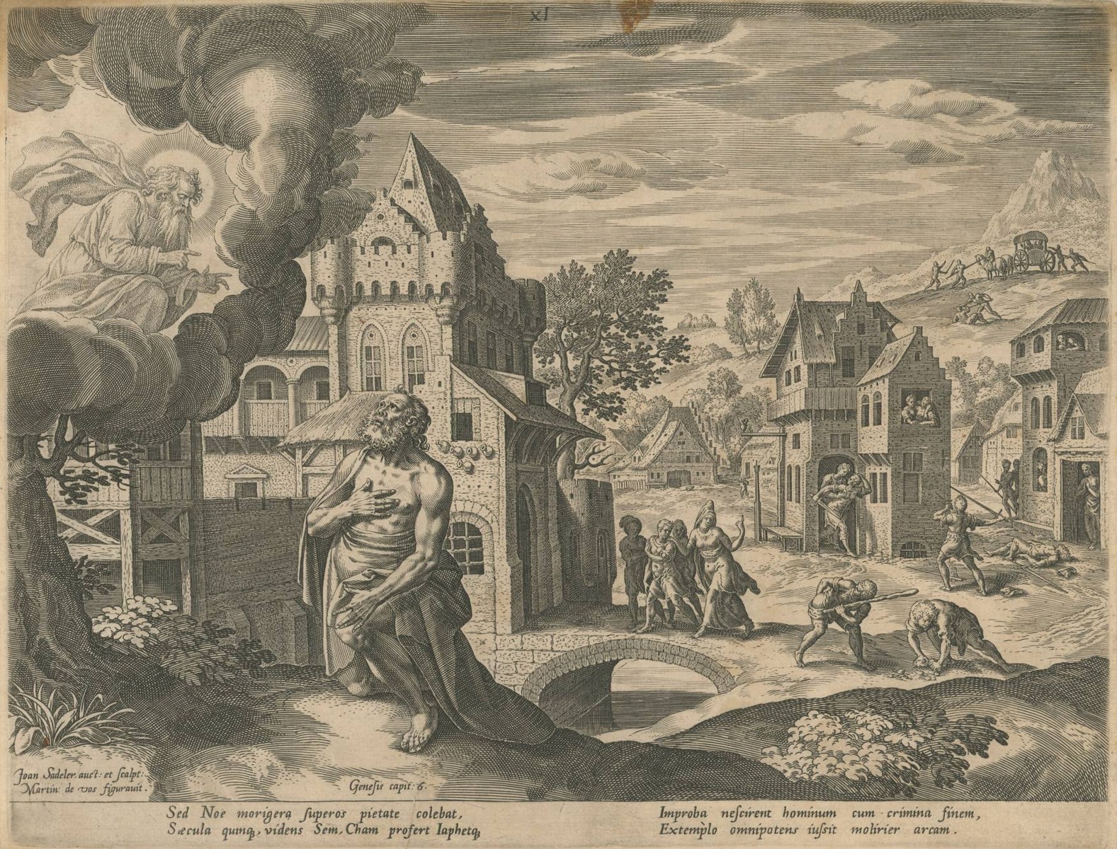 Jan Sadeler (1550-1600) Marten de Vos (1532-1603)