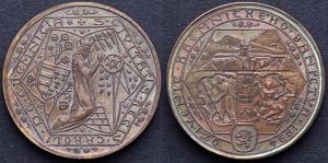 Czechoslovakia Medal "Reopening of the Kremnica Mines" Probe in COPPER - Proof - Unique piece!!!