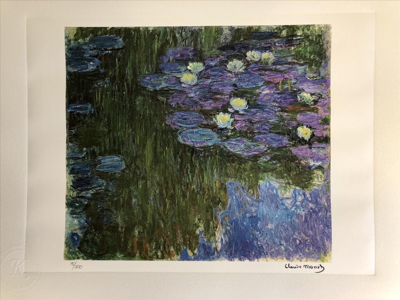 Claude Monet - Modré lekníny