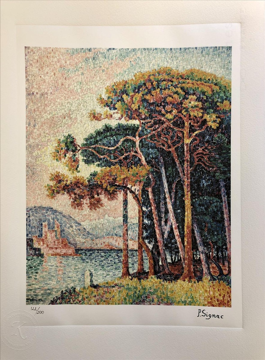 【25％OFF】 Paul Signac výtvarného Aukce XXVIII. - pinede) (la Antibes - 絵画